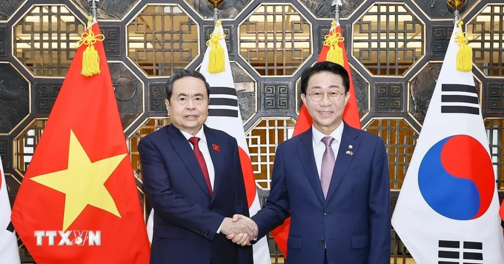 Chủ tịch Quốc hội Trần Thanh Mẫn hội đàm với Chủ tịch Quốc hội Hàn Quốc Cho Jeong Sik 1 chu tich quoc hoi han quoc cho jeong sik don hoi dam voi chu tich quoc hoi tran thanh man 2